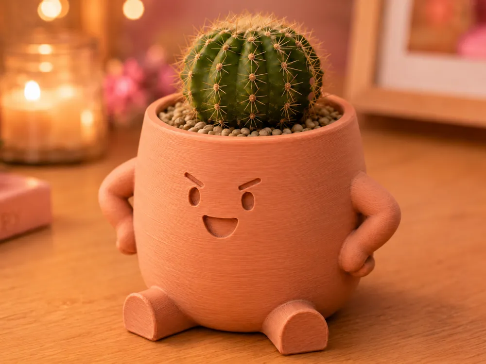 Maceta Enojado
